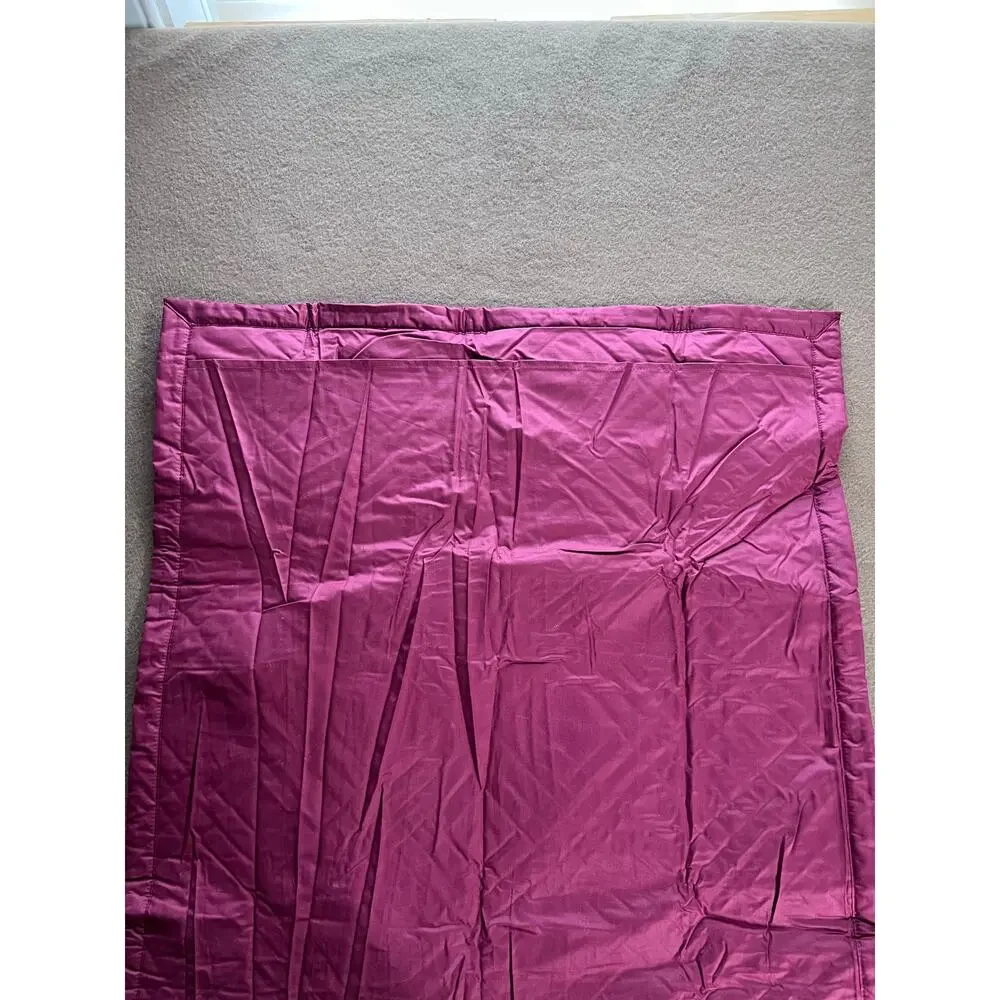 Cuddledown Set Of 2 King Size 100% Cotton Shell Quilted Shams Merlot Color NEW
